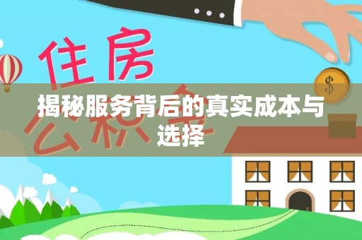南阳揭秘服务背后的真实成本与选择