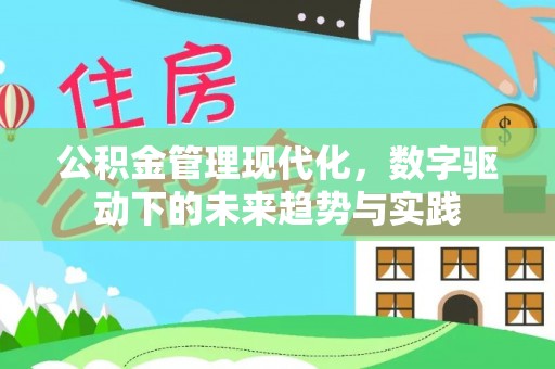 南阳公积金管理现代化，数字驱动下的未来趋势与实践