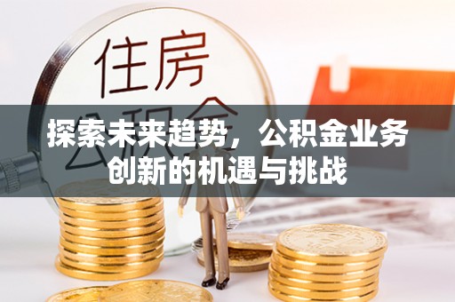 南阳探索未来趋势，公积金业务创新的机遇与挑战