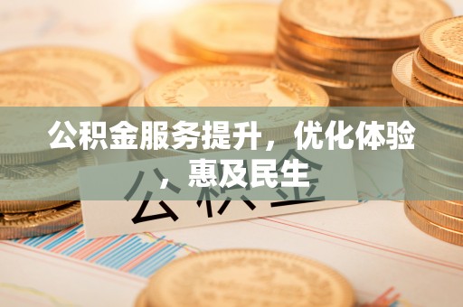 南阳公积金服务提升，优化体验，惠及民生