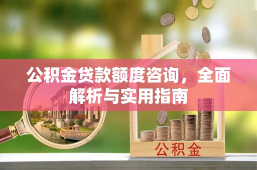 南阳公积金贷款额度咨询，全面解析与实用指南