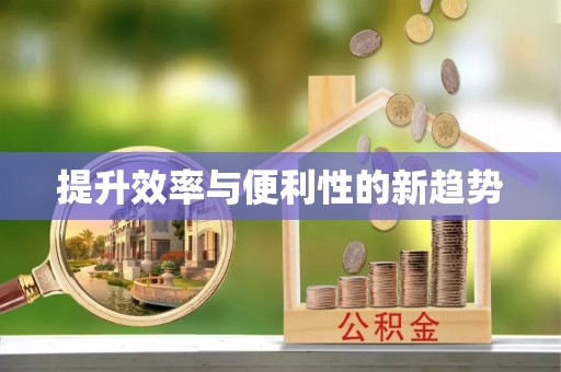 南阳提升效率与便利性的新趋势