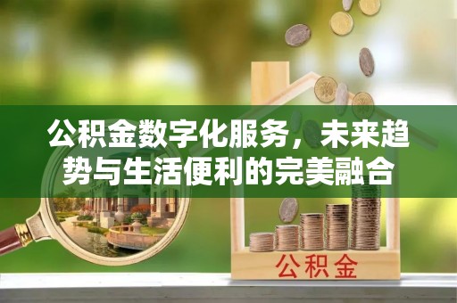 南阳公积金数字化服务，未来趋势与生活便利的完美融合