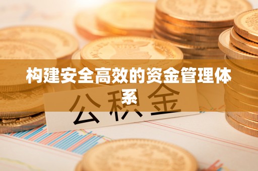 南阳构建安全高效的资金管理体系