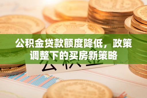 南阳公积金贷款额度降低，政策调整下的买房新策略