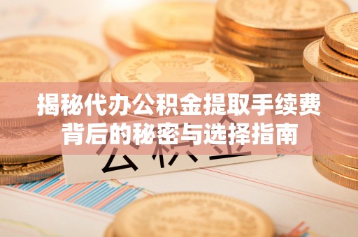 南阳揭秘代办公积金提取手续费背后的秘密与选择指南