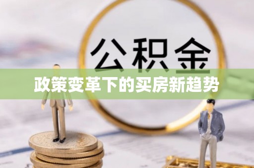 南阳政策变革下的买房新趋势