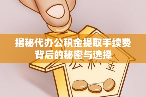南阳揭秘代办公积金提取手续费背后的秘密与选择