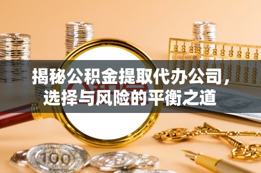 南阳揭秘公积金提取代办公司，选择与风险的平衡之道