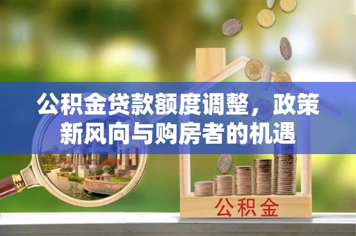 南阳公积金贷款额度调整，政策新风向与购房者的机遇
