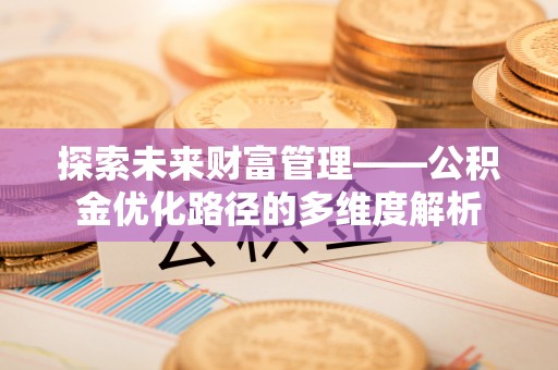 南阳探索未来财富管理——公积金优化路径的多维度解析