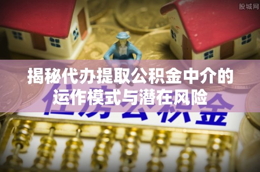 南阳揭秘代办提取公积金中介的运作模式与潜在风险