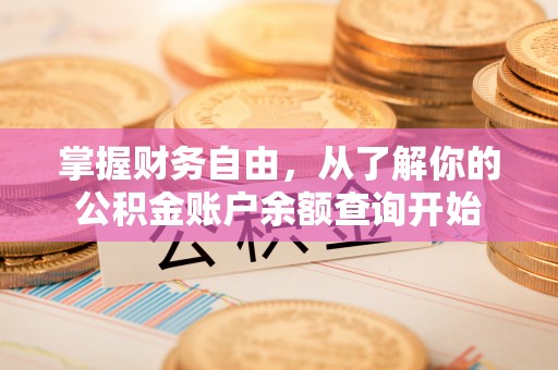 南阳掌握财务自由，从了解你的公积金账户余额查询开始