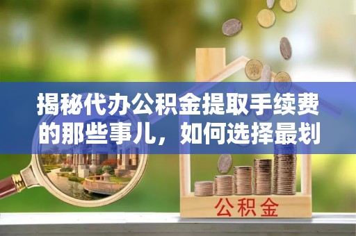南阳揭秘代办公积金提取手续费的那些事儿，如何选择最划算的服务？