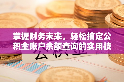 南阳掌握财务未来，轻松搞定公积金账户余额查询的实用技巧