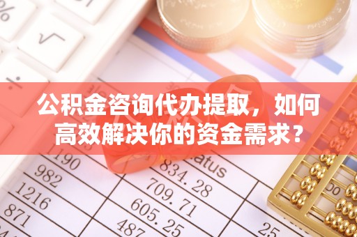 南阳公积金咨询代办提取，如何高效解决你的资金需求？