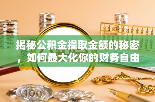 南阳揭秘公积金提取金额的秘密，如何最大化你的财务自由