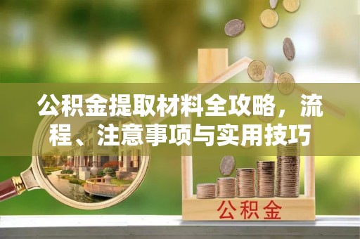 南阳公积金提取材料全攻略，流程、注意事项与实用技巧