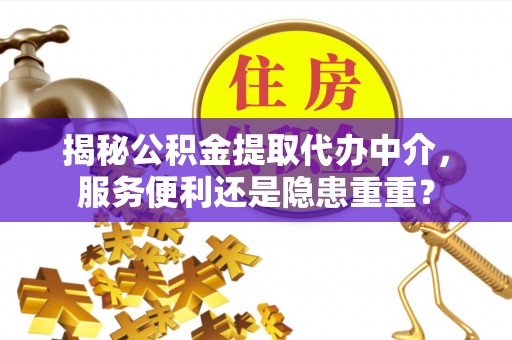 南阳揭秘公积金提取代办中介，服务便利还是隐患重重？