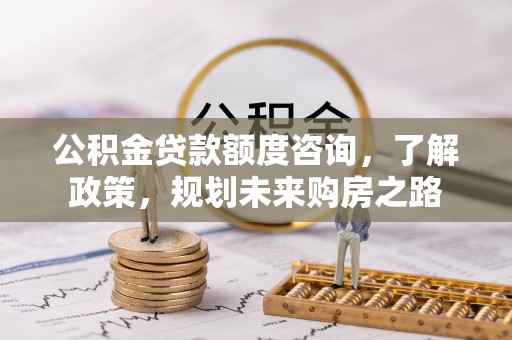 南阳公积金贷款额度咨询，了解政策，规划未来购房之路