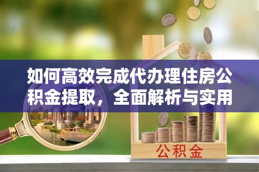南阳如何高效完成代办理住房公积金提取，全面解析与实用技巧