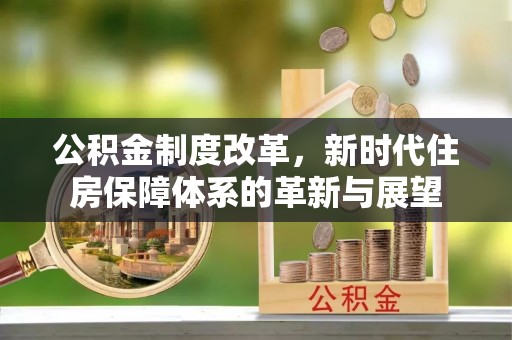 南阳公积金制度改革，新时代住房保障体系的革新与展望