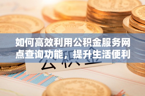 南阳如何高效利用公积金服务网点查询功能，提升生活便利性