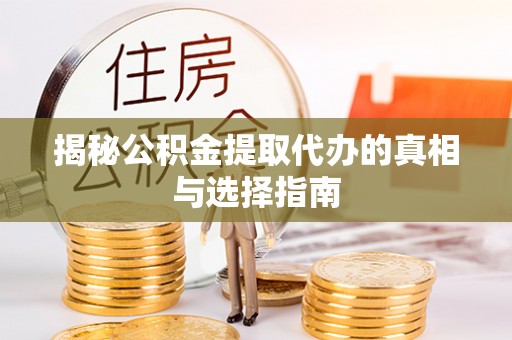 南阳揭秘公积金提取代办的真相与选择指南
