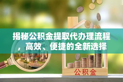 南阳揭秘公积金提取代办理流程，高效、便捷的全新选择