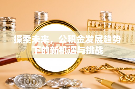 南阳探索未来，公积金发展趋势下的新机遇与挑战
