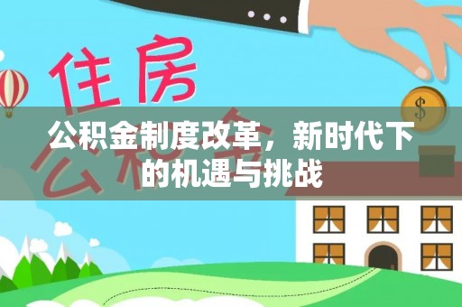 南阳公积金制度改革，新时代下的机遇与挑战