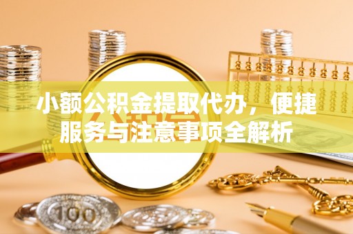 南阳小额公积金提取代办，便捷服务与注意事项全解析