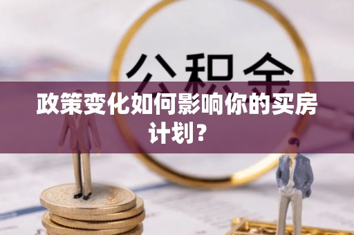 南阳政策变化如何影响你的买房计划？