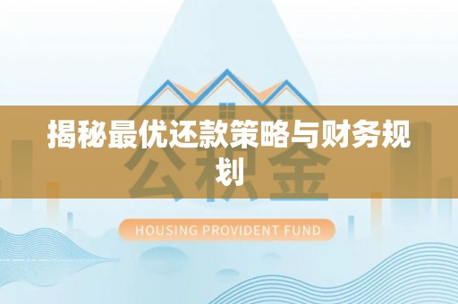 南阳揭秘最优还款策略与财务规划