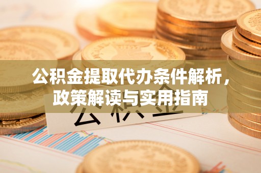 南阳公积金提取代办条件解析，政策解读与实用指南