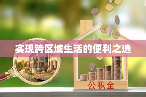南阳实现跨区域生活的便利之选