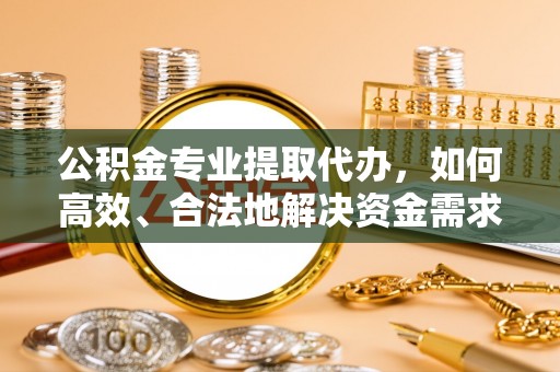 南阳公积金专业提取代办，如何高效、合法地解决资金需求？