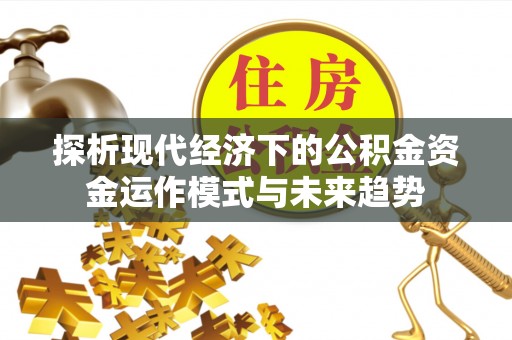 南阳探析现代经济下的公积金资金运作模式与未来趋势