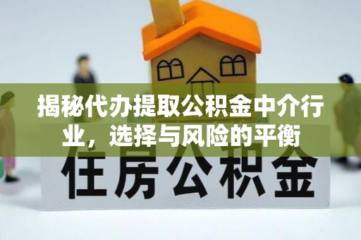 南阳揭秘代办提取公积金中介行业，选择与风险的平衡