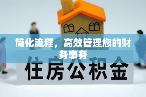 南阳简化流程，高效管理您的财务事务