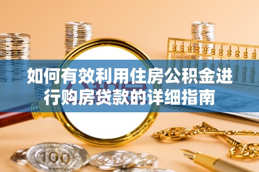 南阳如何有效利用住房公积金进行购房贷款的详细指南