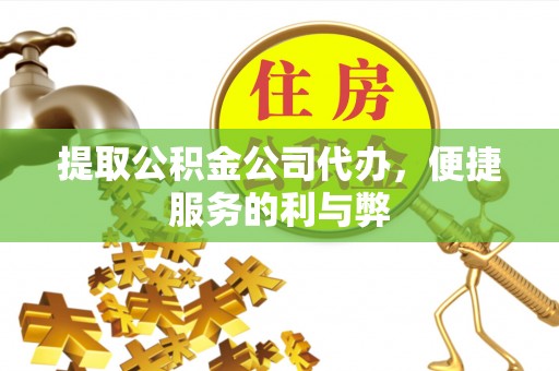 南阳提取公积金公司代办，便捷服务的利与弊